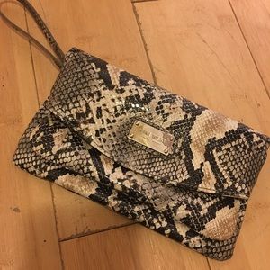 Nine West snake skin clutch/purse